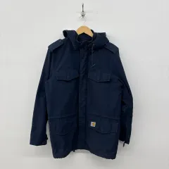 カーハート ネイビー WHO マウンテンパーカー ジャケット メンズM