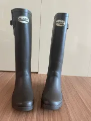 ロックフィッシュ ウェザー ロング レインブーツ オリーブ 245 (39サイズ)