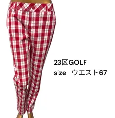 No.314 (♡)23区GOLF  チェック柄  パンツのサムネイル