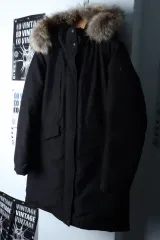 W(XL) ラフマ ダウン アウター ジャケット GORE-TEX ゴアテックス シャレーダウン グースダウン-16FEF