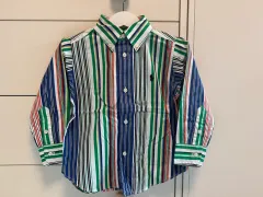 ポロ ストライプ シャツ 2T