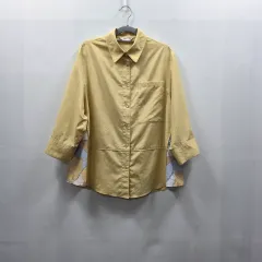 0184 アンクライン マスタード シャツ ブラウス / バイカラー POINT / 66
