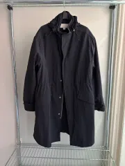 新商品 ザラ メンズ ブラック フーディー マウンテンパーカー アウター