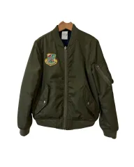 ポロ カーキ パイロットジャンパー パッチ ブルゾン 8T