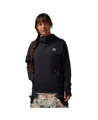 バックカントリー レディース アウター ジャケット・ブルゾン フリース パーカー ジャケット Backcountry Womens Destination Softshell Fleece Hoodie Softshell Jackets Black ブラック