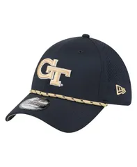 ニューエラ メンズ アウター ジャケット・ブルゾン ジャケット New Era MensNavy Georgia Tech Yellow Jackets Rope 39THIRTY Flex Hatのサムネイル