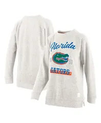 プレスボックス レディース アウター パーカー・スウェット プラスサイズ パイル スウェット シャツ Pressbox Womens Oatmeal Florida Gators Plus Size Comfy Cairo Terry Pullover Swe