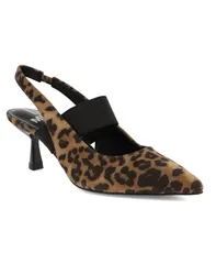 ミア レディース シューズ パンプス ヒール MIA Womens Nicolette Slingback Kitten Heel Pumps Leopard Print アニマル