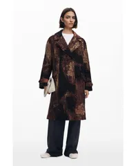 デジグアル レディース アウター ジャケット・ブルゾン コート Desigual Womens Coat designed by Mr Christian Lacroix Brown ブラウンのサムネイル