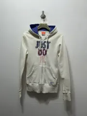 ナイキ ジャストドゥイット フードジップアップ アイボリー L