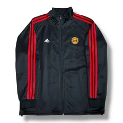 アディダス マンチェスターユナイテッド ブラック トラックジャージ