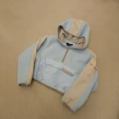 ジョーダン クロップド フリース アノラック ジップアップ