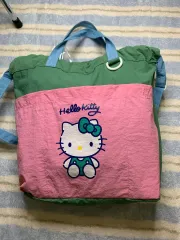 ハローキティ ピンク/グリーン トートバッグ