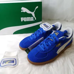 プーマ ユニセックス スニーカー ファッションシューズ パレルモ ヴィンテージ プレミアム スウェード ブルー