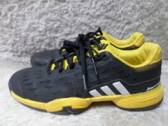 230 アディダス バリケード テニスシューズ ブラック イエロー スニーカー