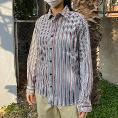 ADAMSON MULTI COLOR VERTICAL STRIPE シャツ