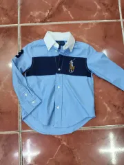ポロ ラルフローレン キッズ 男の子 シャツ ブルー サイズ3