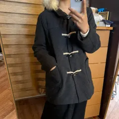 ウール ダッフルコート DARK GREY