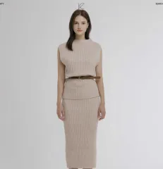 新品 ルミィ オーウェン ニット セットアップ ベージュ