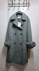 新品)enc 取り外し 袖 ファー コート