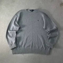 110 POLO RALPH LAUREN グレー コットン ニット