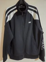 ニューバランス ブラック/ホワイト トラック ジャケット