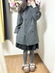 ヴィンテージ チャコール コート 姉ギャル ロギャル コイセイオ깔 工겜여주 ギークシック ゴシック 森ガール