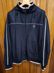 K-SWISS ウィンドブレーカー フード ブラック 110