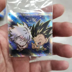 HUNTER×HUNTER ゴン キルア ウエハース ステッカー ホログラム カード