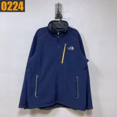 105 ザノースフェイス ネイビー ソフトシェル ジャケット アウター