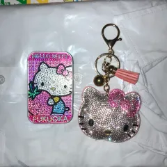 ハローキティ キュービック ティンケース キーホルダー セット ギャル キーホルダー キーホルダー 収納ボックス レトロ文具