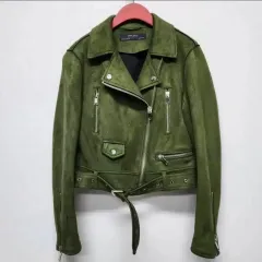 ZARA フェイク スウェード ライダースジャケット Sサイズ