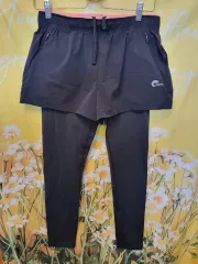 NEPA レディース スカート レギンス ブラック XL