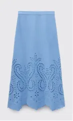 ZARA エンブロイダリー スカート