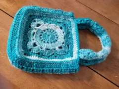 ハンドメイド 編み バッグ (新品)