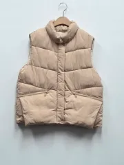 ザラ ダウン ベスト ベージュ 164