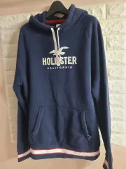 ホリスター ネイビ 起毛 WHO Tシャツ