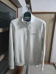 メンズ110サイズ トミーヒルフィガー 起毛 ハーフジップ スウェット