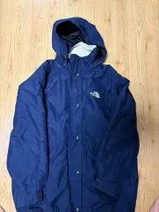 ザノースフェイス ネイビー ウィンドブレーカー フード ジャケット