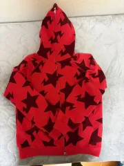 A BATHING APE アベイシングエイプ べイプスター スター パータン フール ジップアップ フード