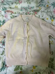 シエ SIE ウール 100% ニット カーディガン ライトピンク M