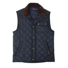 ポロ ラルフローレン ネイビー クラシック キルティング ベスト