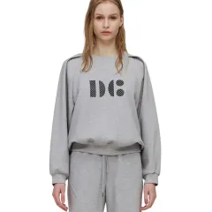 DOUCAN ピンタック ロゴ スウェットシャツ フリーサイズ