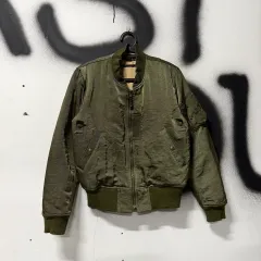VTG ヴィンテージ リーバーシブル Ma-1 クロップド フライト ブルゾン ジャケット