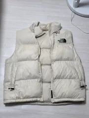 ザノースフェイス ダウン ベスト アイボリー