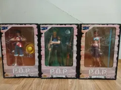 ONE PIECE POP モンキー・D・ルフィ(ルフィ)、ゾロ、ナミ フィギュア 初版