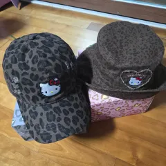 ハローキティ レオパード キャップ x バケットハット - New