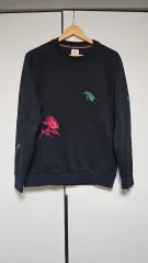 ポール・スミス ブラック 刺繍 スウェット Tシャツ