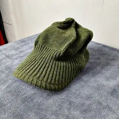 SB 회오리 ゴージ オリーブ COLOR ウール ニット キャップ 帽子 S 50-53