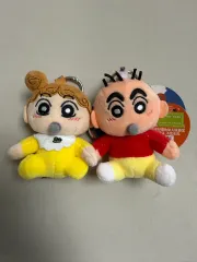 新品) 赤ちゃん クレヨンしんちゃん チョコ＆ひまわり ぬいぐるみ キーホルダー セット